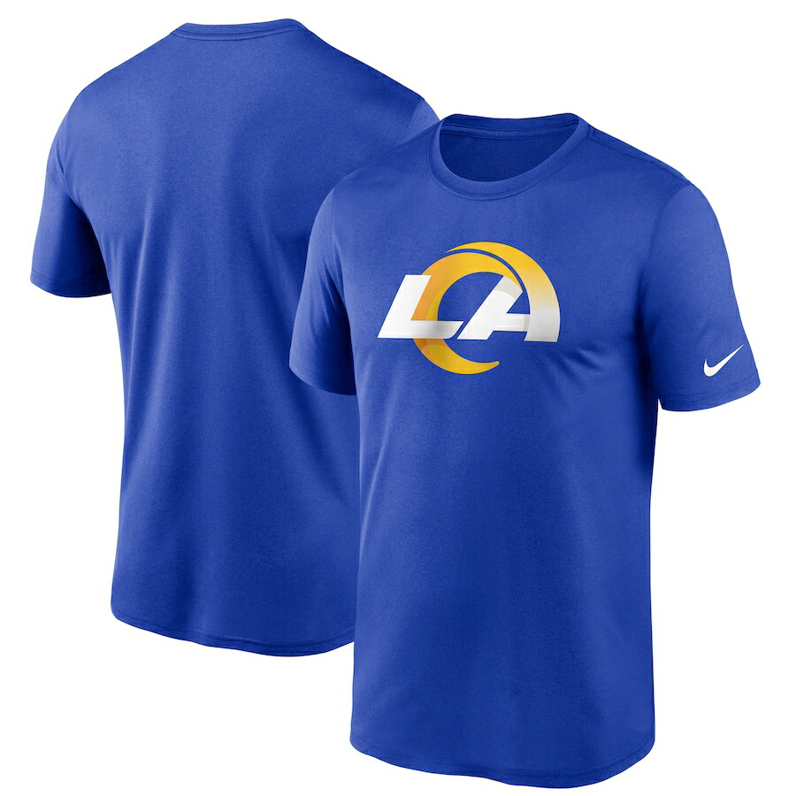 ナイキ メンズ Tシャツ \"Los Angeles Rams\" Nike Logo Essential Legend Performance T-Shirt - Royal