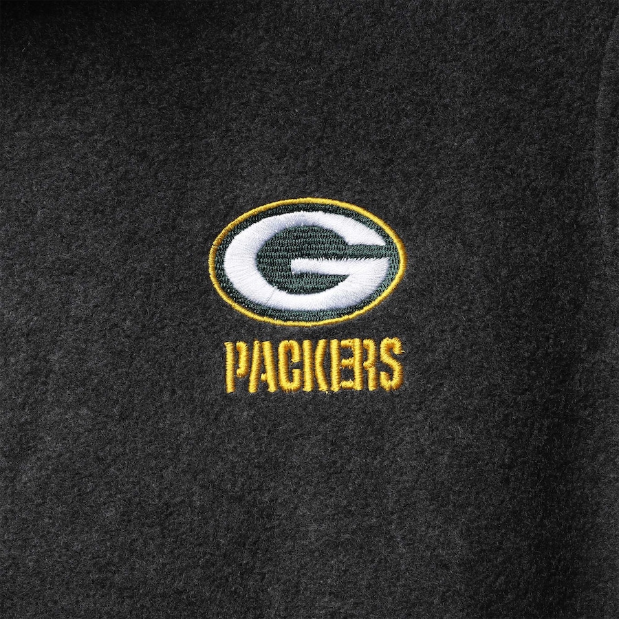 オープニング大放出セール メンズ ベスト Green Bay Packers Houston Fleece Team Full Zip Vest Gray 新作モデル Secretoftheislands Com