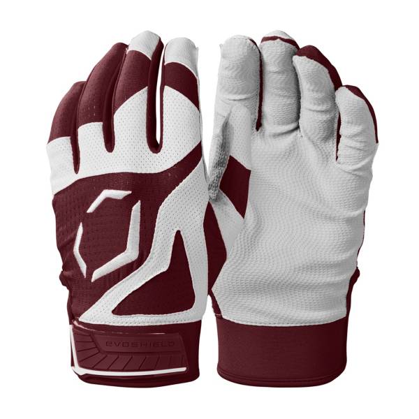 エボシールド キッズ バッティンググローブ Evoshield Youth SRZ 1 Batting Gloves - Maroon