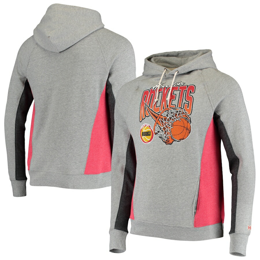 人気特価激安 メンズ パーカー Houston Rockets Homage On Fire Tri Blend Pullover Hoodie Gray Red ｔｒｏｉｓ ｈｏｍｍｅ 最も優遇 Etechnologies Shop