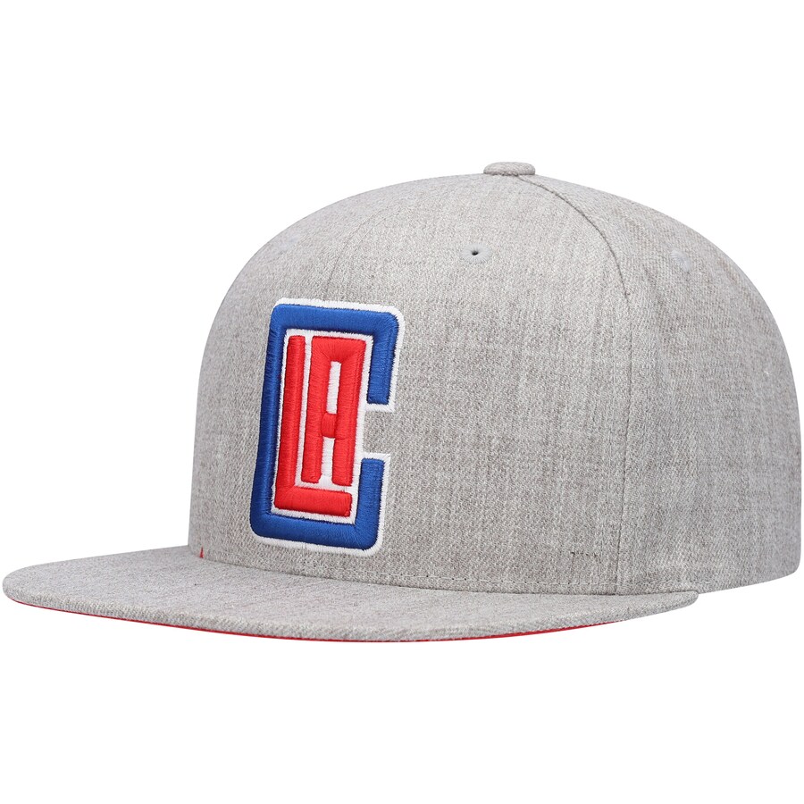 人気特価激安 ミッチェル ネス メンズ キャップ La Clippers Mitchell Ness Team Logo Snapback Hat Heathered Grayw 安いそれに目立つ Www Vicco Com Pe
