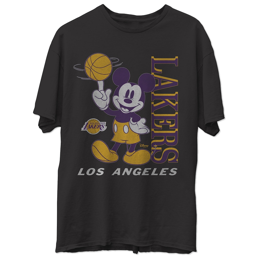 感謝の声続々 メンズ Tシャツ Los Angeles Lakers Junk Food Disney Vintage Mickey Baller T Shirt