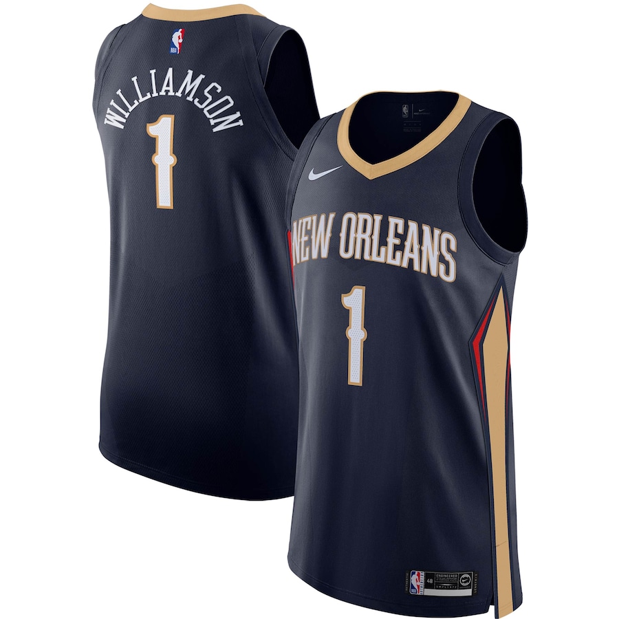 ナイキ メンズ セーター Zion Williamson New Orleans Pelicans Nike Authentic Player Jersey Icon Edition Navy Wikiimpact Com