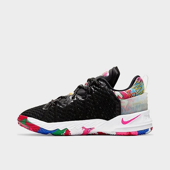 直送商品 ナイキ キッズ ジュニア レブロン１８ Nike Lebron 18 Gs バッシュ ミニバス Black White Multi Fucoa Cl