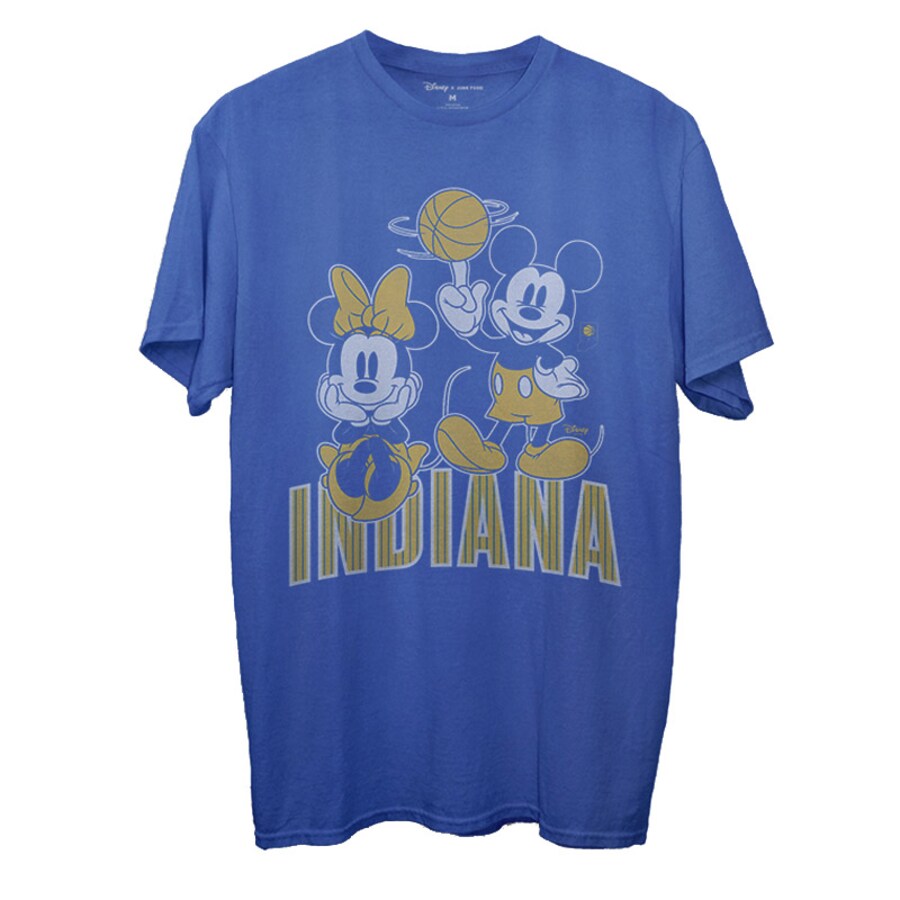 大注目 メンズ Tシャツ Indiana Pacers Junk Food Disney Mickey Minnie 21 City Edition T Shirt Royal ｔｒｏｉｓ ｈｏｍｍｅ 時間指定不可 Lifeactive Rs