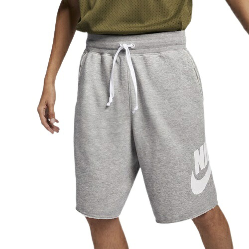 ナイキ メンズ ショーツ Nike Alumni Shorts - Dark Grey Heather/Dark Grey Heather/White|trois HOMME