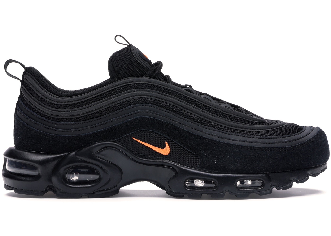 black nike air max 97 plus
