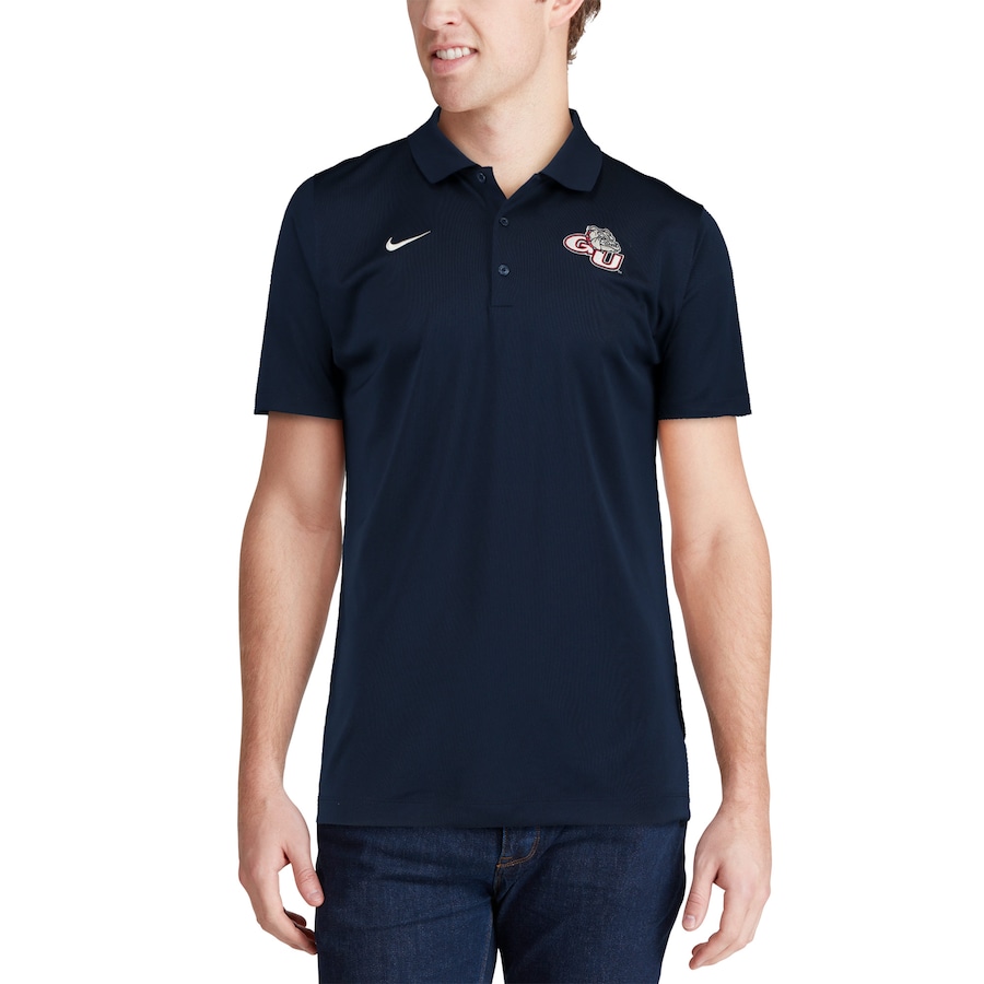 New限定品 楽天市場 ナイキ メンズ ポロシャツ Gonzaga Bulldogs Nike Varsity Performance Polo Navy ｔｒｏｉｓ ｈｏｍｍｅ 珍しい Secretoftheislands Com