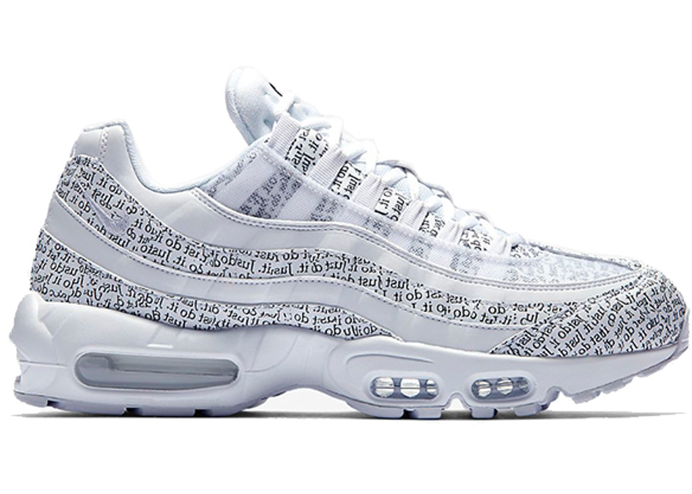 white just do it air max 95