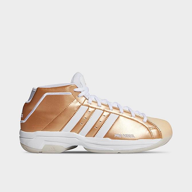 アディダス メンズ adidas Pro Model 2G バッシュ Copper Metallic/Footwear White｜ｔｒｏｉｓ　ＨＯＭＭＥ