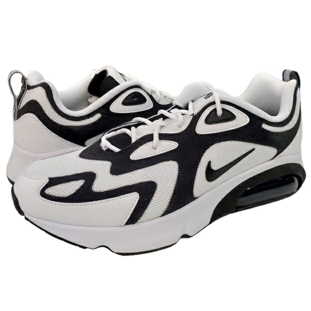即納 ナイキ メンズ 大気圏マックス２００ スニーカー Nike Air Max 200 - Black/White
