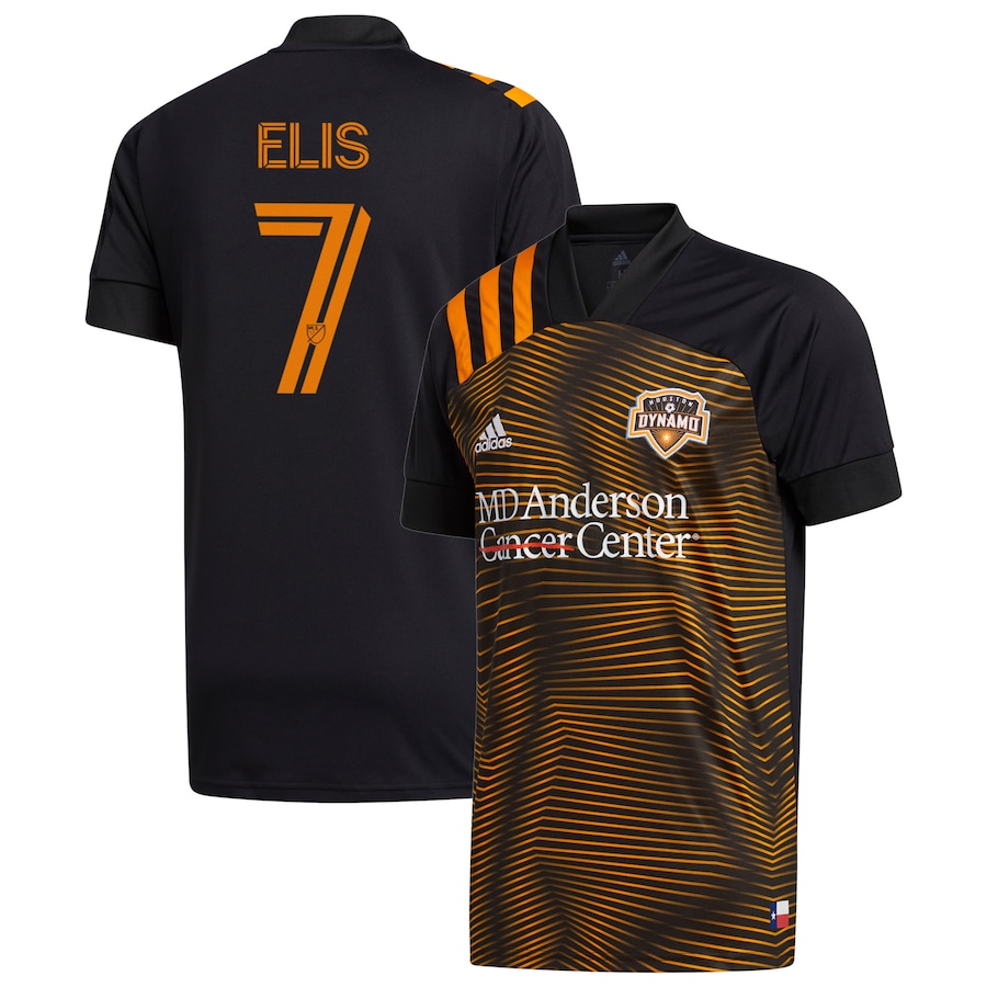 アディダス メンズ プルオーバー Alberth Elis \"Houston Dynamo\"" adidas 2020 HTX 15 Replica Jersey - Black"