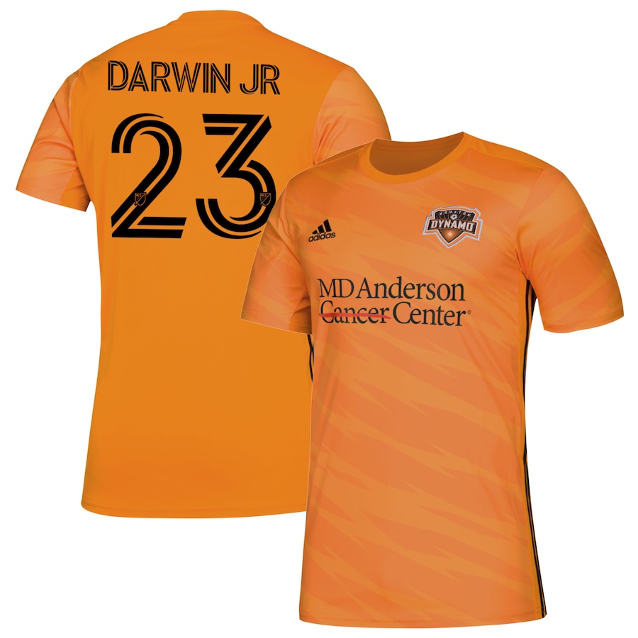 アディダス メンズ プルオーバー Darwin Quintero \"Houston Dynamo\"" adidas 2020 Primary Replica Player Jersey - Orange"