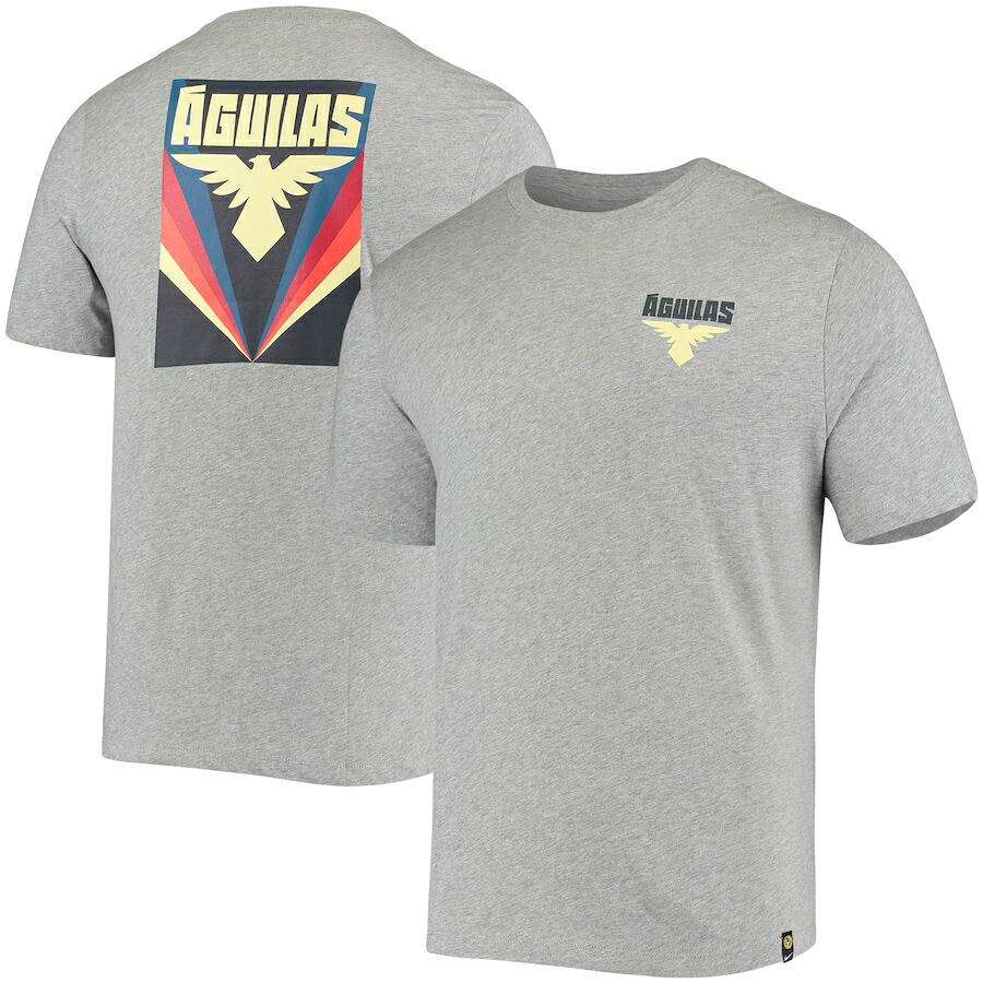 ナイキ メンズ プルオーバー \"Club America\"" Nike Voice T-Shirt - Heathered Gray"