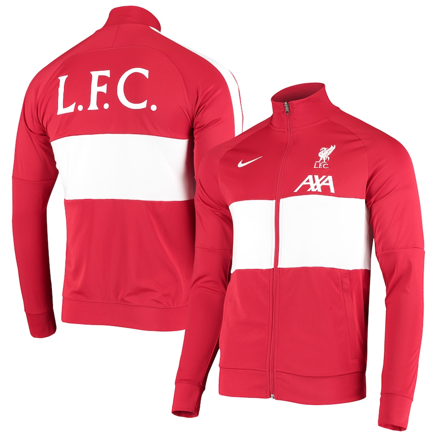 ナイキ メンズ ジャケット Liverpool Nike I96 Anthem Track Raglan Full Zip Performance Jacket Red Giet Edu