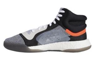 最高級 アディダス メンズ バッシュ Adidas Marquee Boost Mid ブースト バスケ White Black Aero Blue Cpclin Com Br