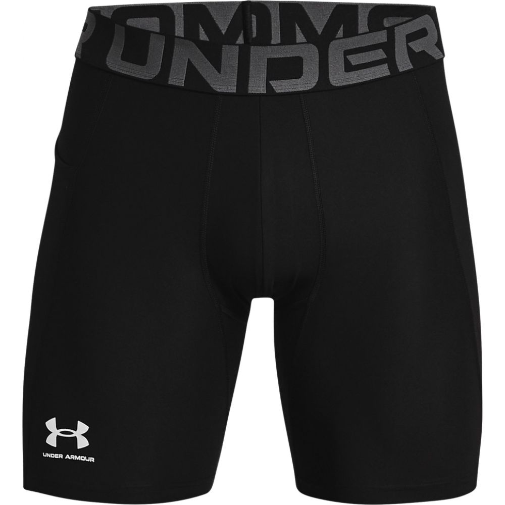 アンダーアーマー メンズ ショーツ Under Armour HG Armour 2.0 6\" Compression Shorts - Black/White