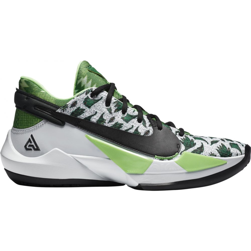 国内配送 ナイキ メンズ バッシュ Nike Zoom Freak 2 Green White Silver 超美品 Harb Law Com