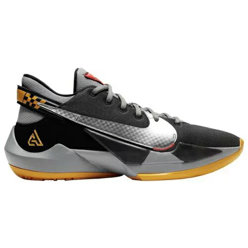 ナイキ メンズ バッシュ Nike Zoom Freak 2 Black Metallic Silver Particle Grey Nabaru Cz