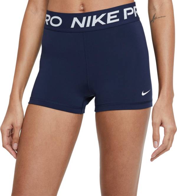 ナイキ レディース ショーツ Nike Women Pro 3” Shorts フィットネス トレーニングウェア OBSIDIAN