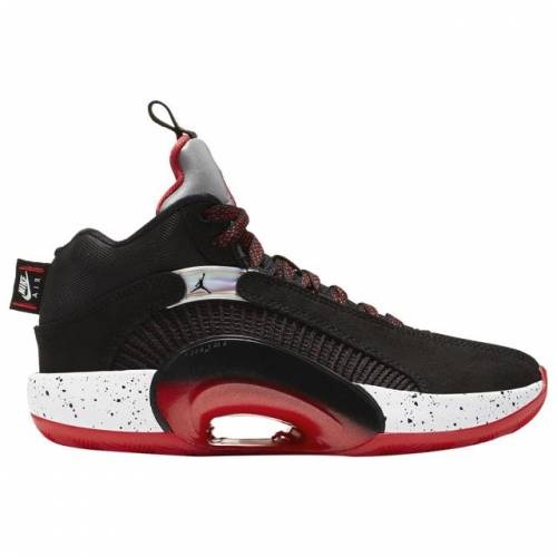 ジョーダン キッズ ３５ バッシュ Jordan AJ XXXV GS - Black/Fire Red/Reflective Silver｜ｔｒｏｉｓ　ＨＯＭＭＥ