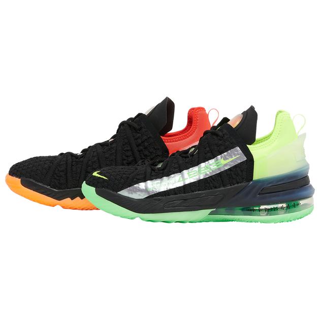 最大95 Offクーポン ナイキ キッズ バッシュ Nike Lebron 18 Gs Black Bright Crimson Orange Cereal Fucoa Cl