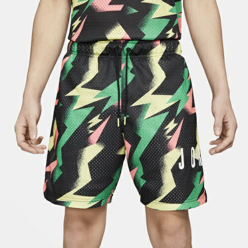 ジョーダン メンズ さる股引き Jordan Jumpman Air Mesh AOP Short - Sunset Pulse パーカー-メンズファッション-トップス