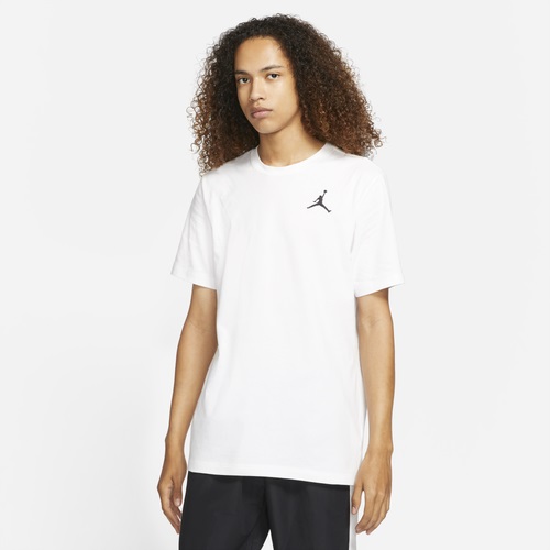 ジョーダン メンズ Tシャツ Jordan Jumpman Embroidered T-Shirt - White/Black|trois HOMME