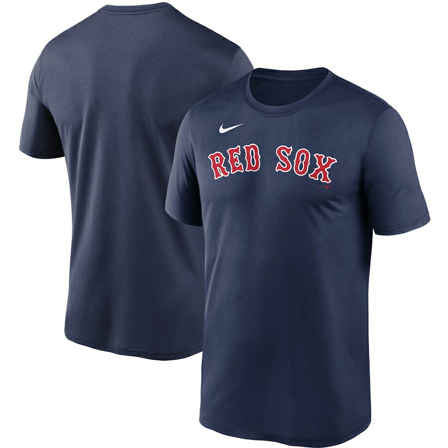 ナイキ メンズ Tシャツ \"Boston Red Sox\" Nike Wordmark Legend T-Shirt - Navy
