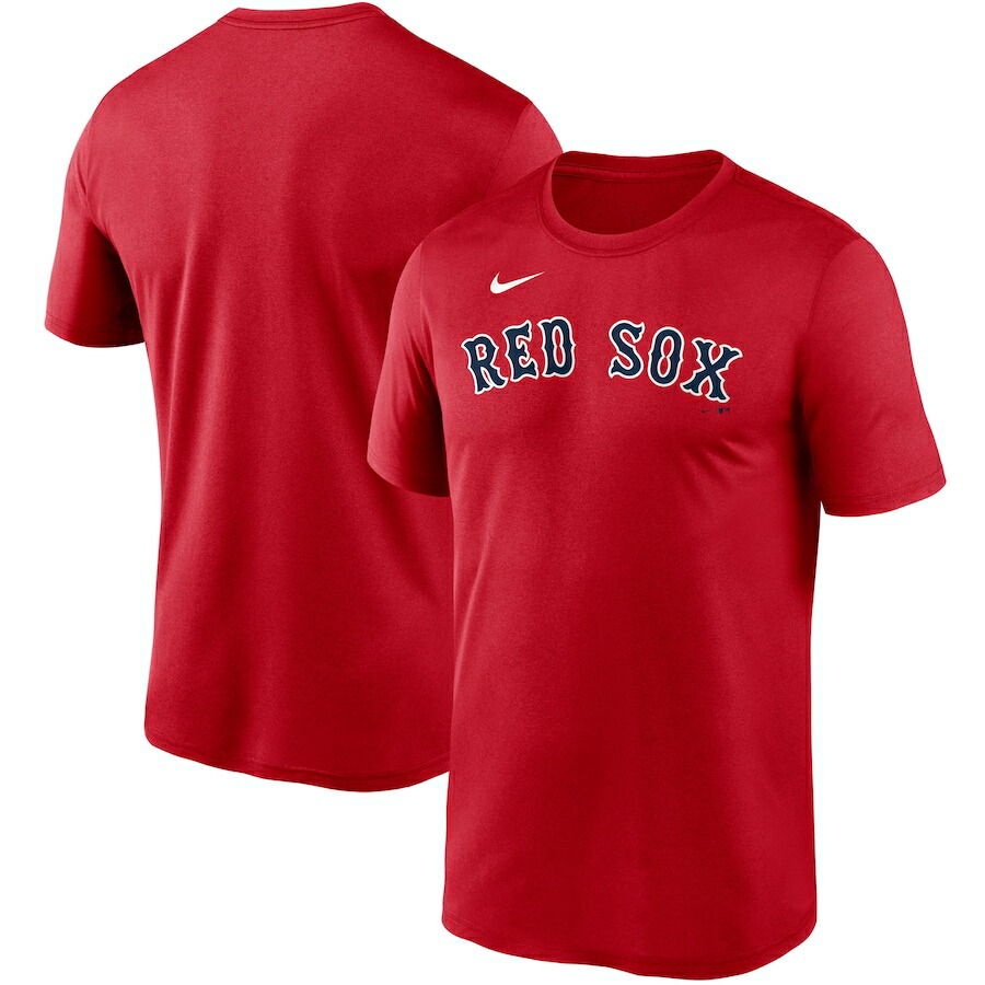 ナイキ メンズ Tシャツ \"Boston Red Sox\" Nike Wordmark Legend T-Shirt - Red