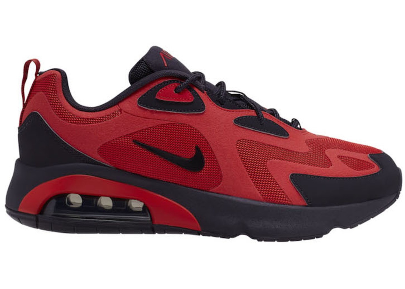 ナイキ メンズ Nike Air Max 200 エアマックス200 スニーカー Habanero Red/Oil Grey|trois HOMME