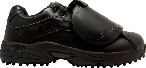 3N2 メンズ ベイスボール 申し渡すシューズ 3n2 Reaction Pro Plate LO Umpire Shoes - Black