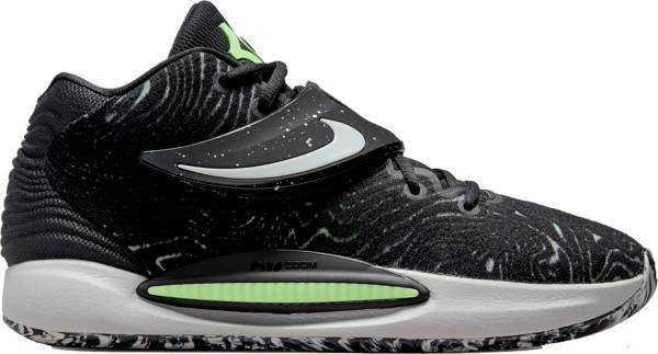 ナイキ メンズ バッシュ Nike KD14 Basketball Shoes - Black/Grey/Lime