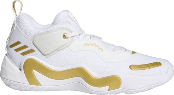 アディダス メンズ バッシュ Adidas D O N Issue 3 White Gold 交換無料