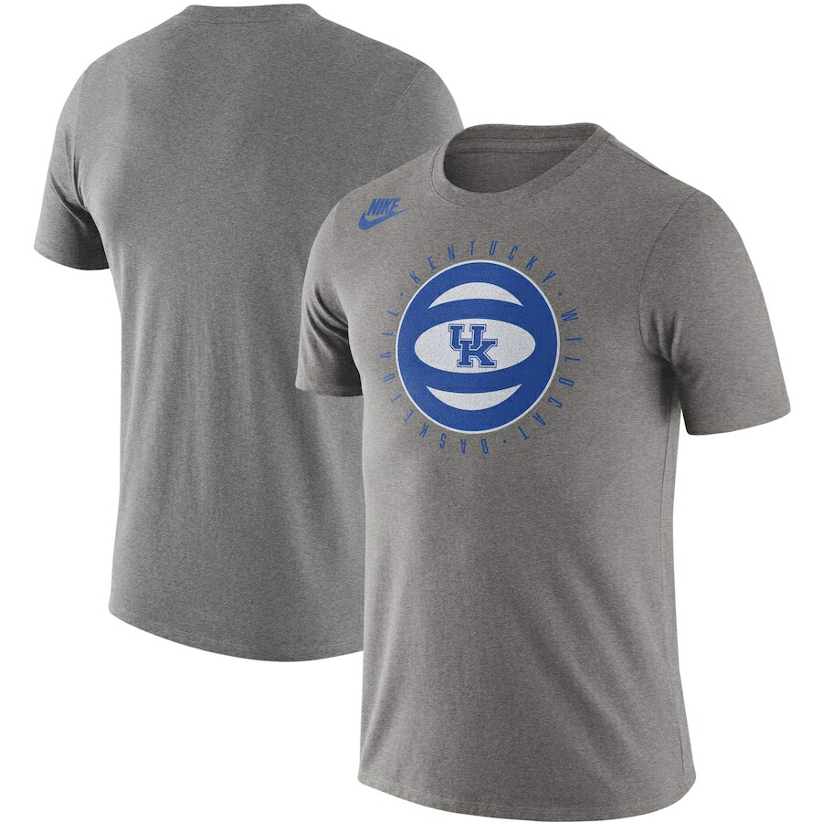 ナイキ メンズ Tシャツ Kentucky Wildcats Nike Basketball Phys Ed Team T-Shirt - Heathered Gray