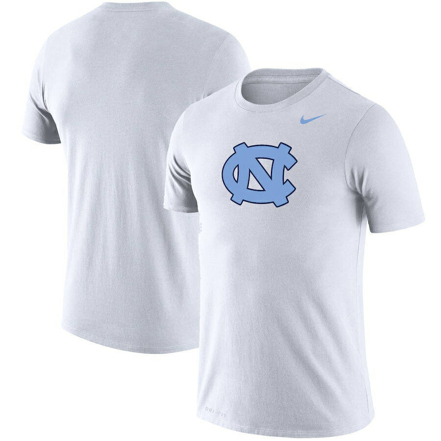 ナイキ メンズ Tシャツ North Carolina Tar Heels Nike School Logo Legend Performance T-Shirt - White