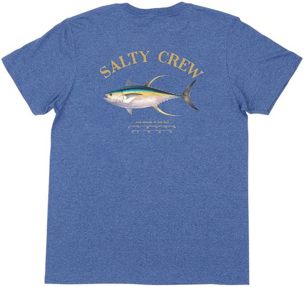 ソルティークルー メンズ プルオーバー Salty Crew El Dorado Hooded Tech Long Sleeve T-Shirt - BLUE HEATHER