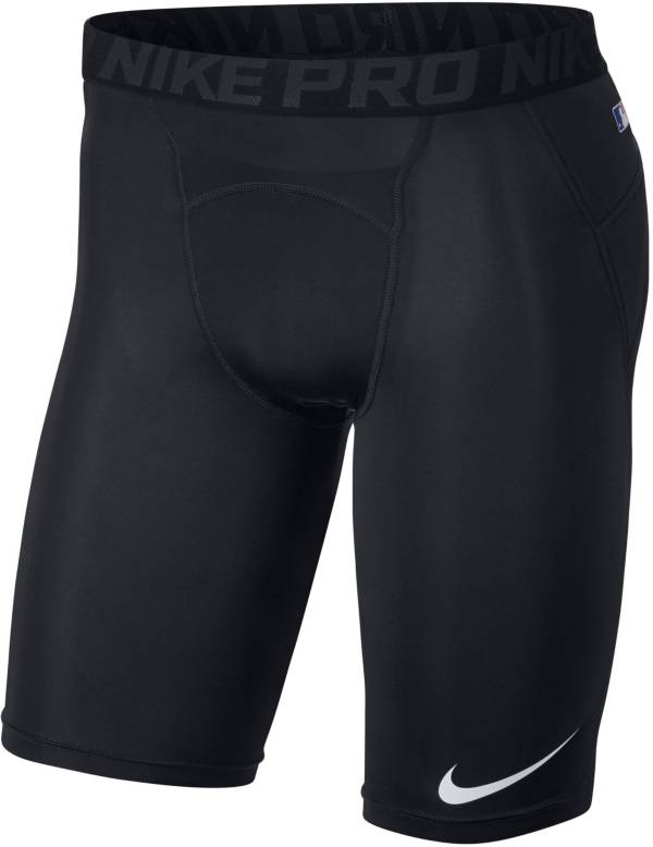 ナイキ メンズ 野球 タイツ Nike Men's Pro Heist Dri-FIT Baseball Sliding Shorts - Black/Black 8,316円