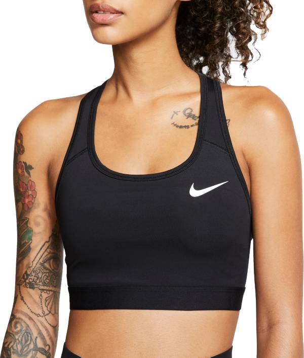 ナイキ レディース スポーツブラ Nike Women's Pro Swoosh Medium-Support Sports Bra - Black｜ｔｒｏｉｓ　ＨＯＭＭＥ