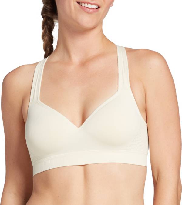 コロンビア レディース 運動競技ブラジャー DSG Women\u0027s Seamless Molded Cups Sports Bra - Light Sand