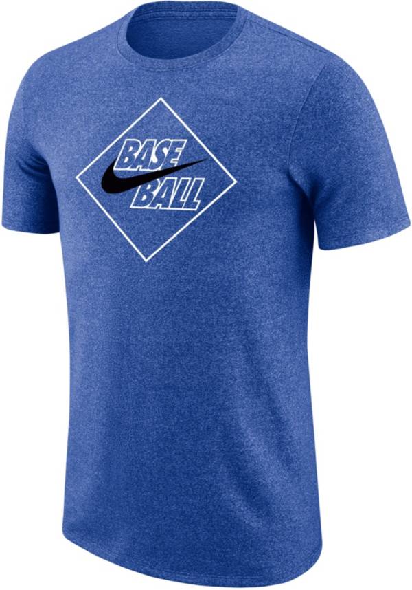 ナイキ メンズ Tシャツ Nike Mens Diamond Marled Short Sleeve T-Shirt - Royal Heather