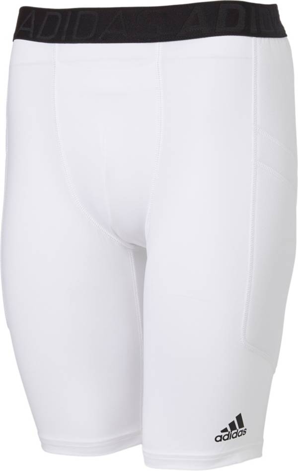 アディダス メンズ 野球 パワータイツ adidas Men's Triple Stripe Sliding Shorts - White｜ｔｒｏｉｓ　ＨＯＭＭＥ