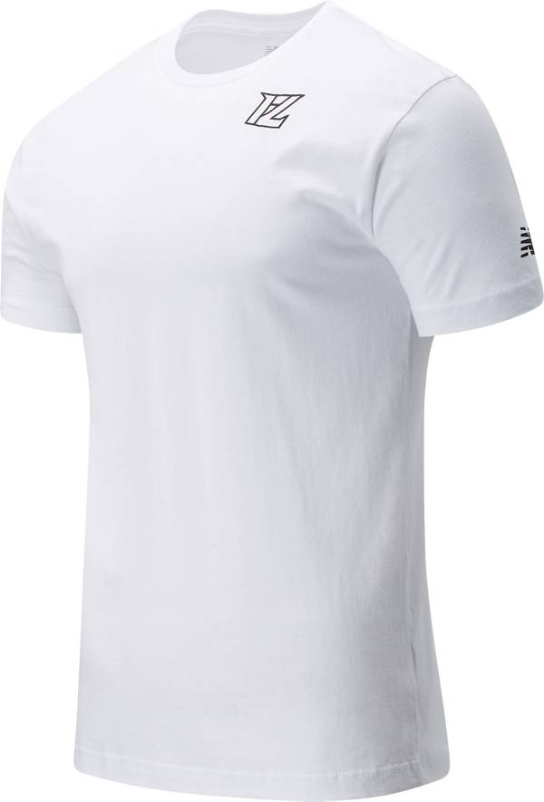 ニューバランス メンズ 野球 Tシャツ New Balance x Lindor Men's ''Be Consistent'' T-Shirt - White