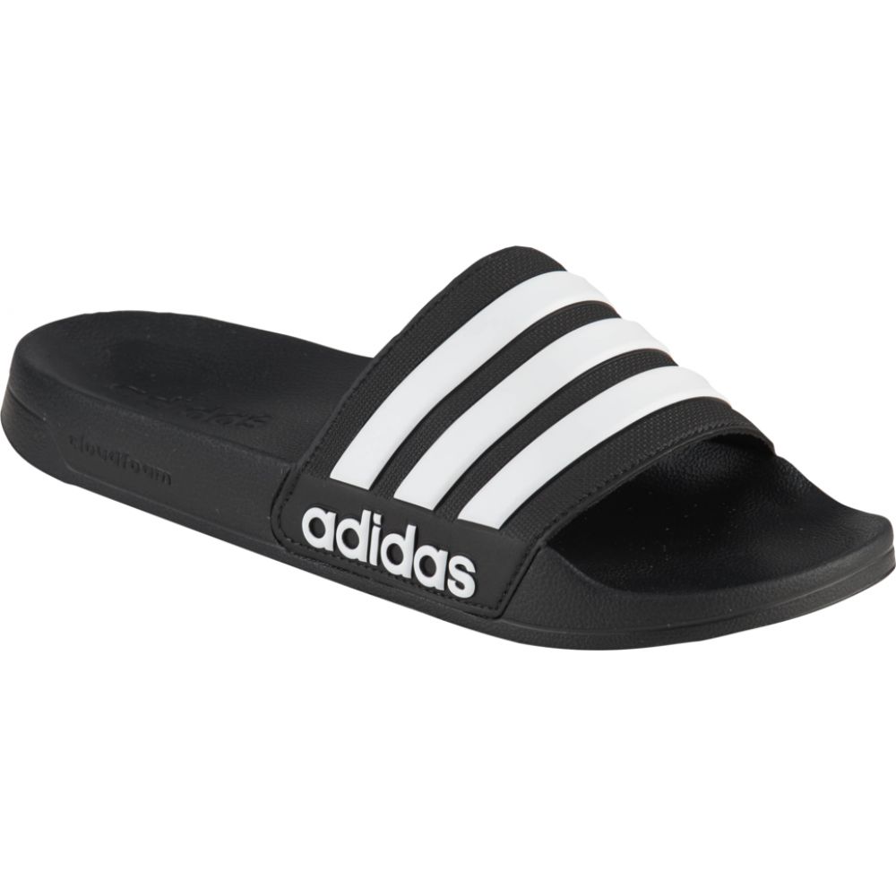 代引き手数料無料 アディダス メンズ サンダル Adidas Adilette Shower Slide スリッパ Black White お1人様1点限り Diocesekabgayi Org