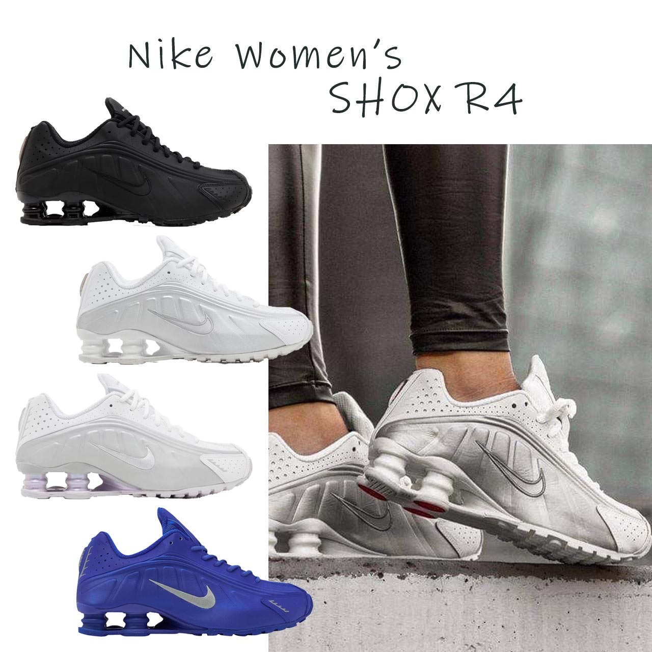楽天市場】NIKE WMNS SHOX R4 ナイキ ウィメンズ ショックス R4