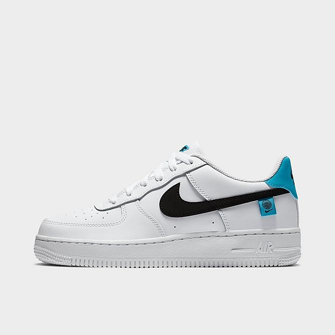 ナイキ キッズ/レディース エアフォース１ Nike Air Force 1 Low スニーカー White/Blue Fury/White｜ｔｒｏｉｓ　ＨＯＭＭＥ