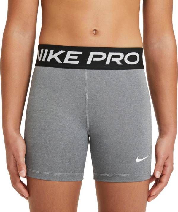 ナイキ キッズ ショートパンツ Nike Girls' Pro 3” Shorts - Carbon Heather 8,333円