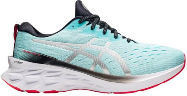 アシックス メンズ ランニングシューズ Asics Men's Novablast 2 Running Shoes - Blue/White|trois HOMME