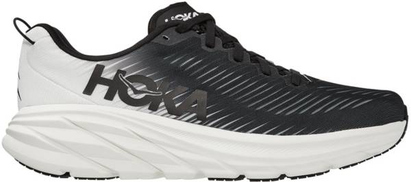 ホカオネオネ メンズ ランニングシューズ HOKA ONE ONE Men's Rincon 3 Running Shoes - Black/White|trois HOMME
