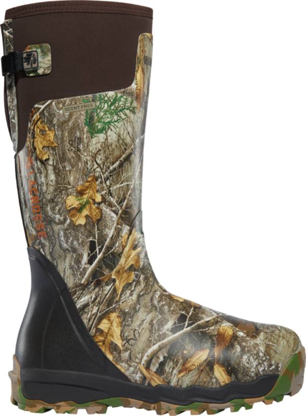 ラクロス メンズ ハンティングブーツ LaCrosse Men Alphaburly Pro 18 Realtree Edge Rubber Hunting Boots - Real Tree Edge